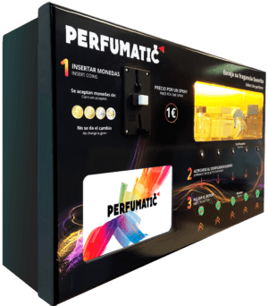 Perfumatic perfume vending machine